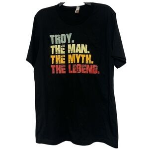 Troy T- Shirt by Bella Canvas Troy The Man The Myth The Legend